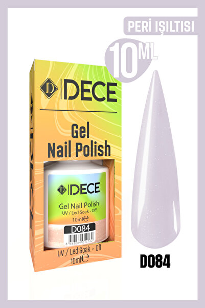 d dece Kalıcı Oje Uv Led D084 (SEDEFLİ RENK) 10ml