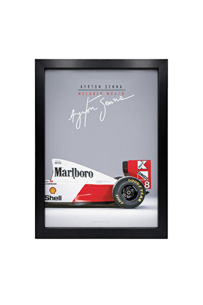 KAYNOCK Ayrton Senna Mclaren, Formula 1, F1 Poster Tablo