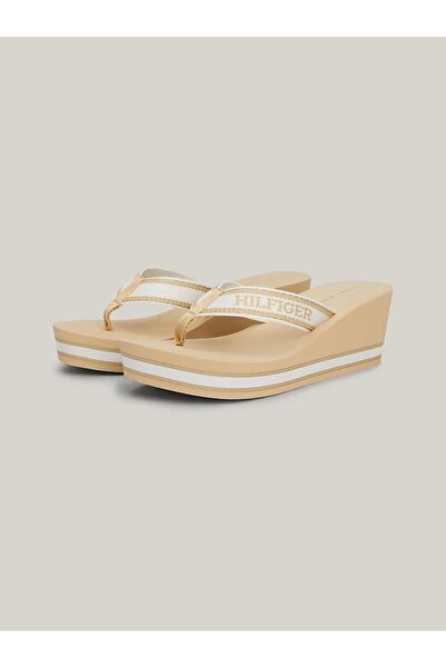 Tommy Hilfiger صندل شاطئ هيلفيغر بكعب إسفيني