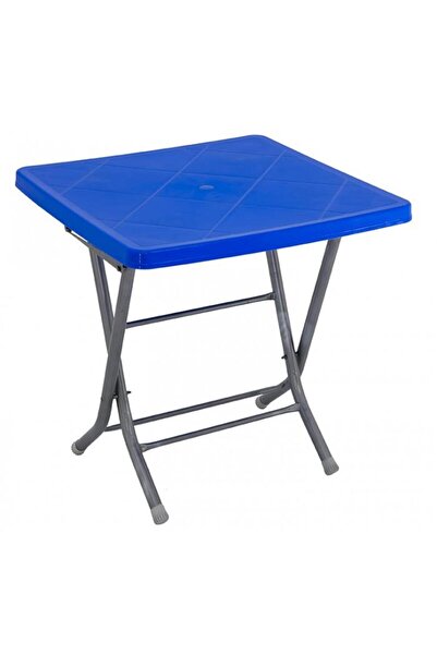 Mandella 80x80 Katlanır Ayaklı Masa Mavi