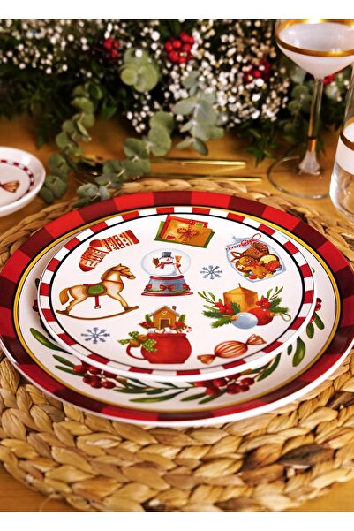 The Mia Globe Pasta Tabağı 6 Lı Set 19 cm NEW028