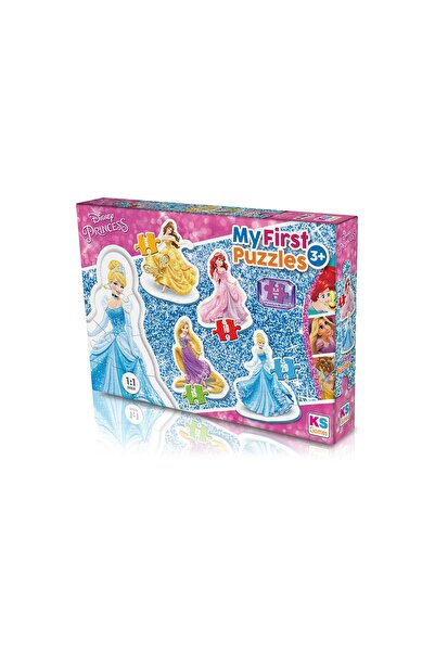 Ks Games Prenses MyFirst Kesilmiş Yapbozlar 4'ü 1 Arada