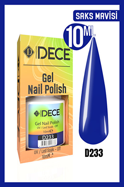 d dece Kalıcı Oje Uv Led D233 (MAVİ SERİSİ) 10ml