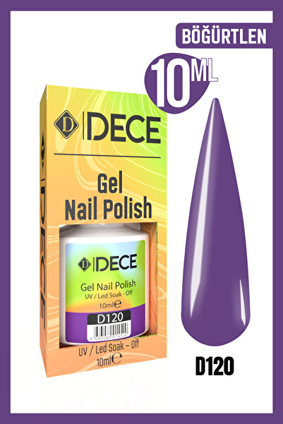 d dece Kalıcı Oje Uv Led D120 (MOR SERİSİ) 10ml