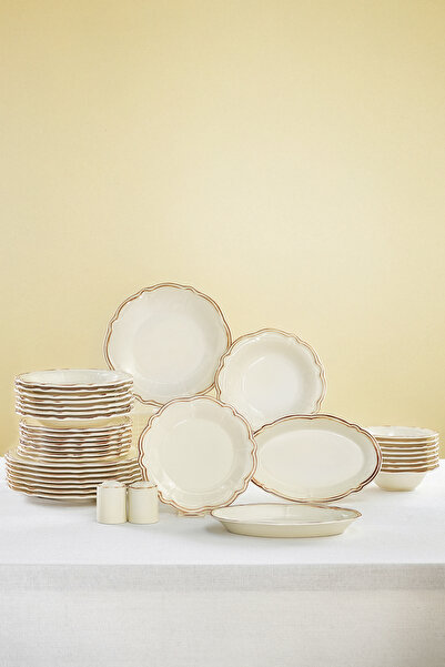 Emsan Antik 36 Parça 8 Kişilik Yemek Takımı