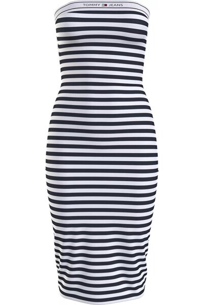 Tommy Hilfiger TJW LOGO TAPE STRIPE TUBE DRESS