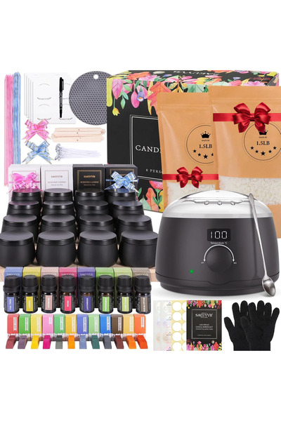 OEM Set pentru confectionare lumanari parfumate din soia, Luxofia, aparat top...