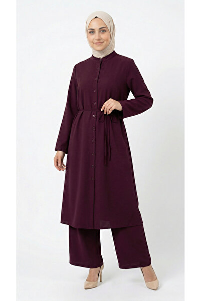 MİHRA STORE Νουρσίμα Τουνίκι με μακρύ και κουμπωτό γιακά και παντελόνι - TN04...