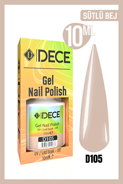 d dece Kalıcı Oje Uv Led D105 (NUDE SERİSİ) 10ml