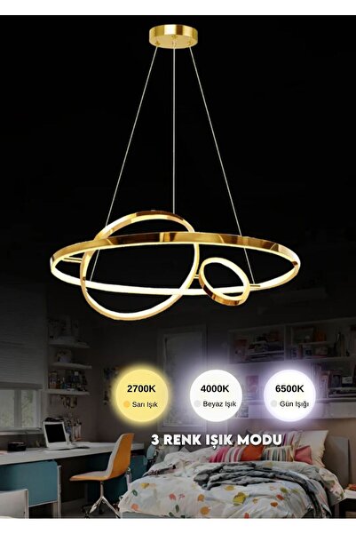 RONİSU AYDINLATMA Stary Ledli Sarkıt Avize