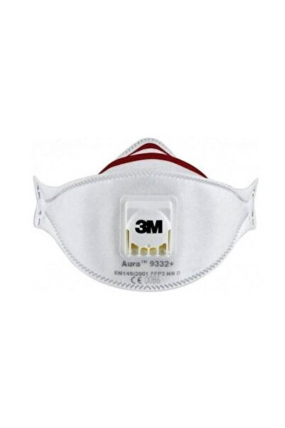 3M Aura 9332 Ffp3 Ventilli Solunum Koruyucu Maske - 10`lu Paket