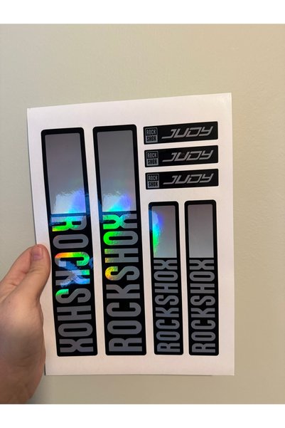 ca kay bu RockShox Judy Maşa Sticker Seti 25x5 cm