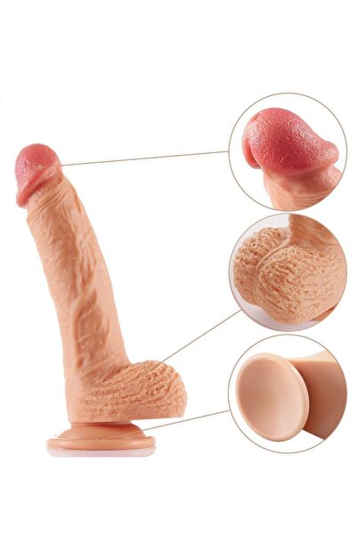 Joytoy Silikon Ten Dokusunda Penis,Realistik Kemerli Dildo,Belden Bağlamalı Vibratör