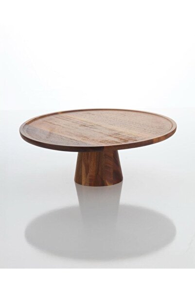 Doğal Mien Kek Pasta Standı Akasya 28 Cm