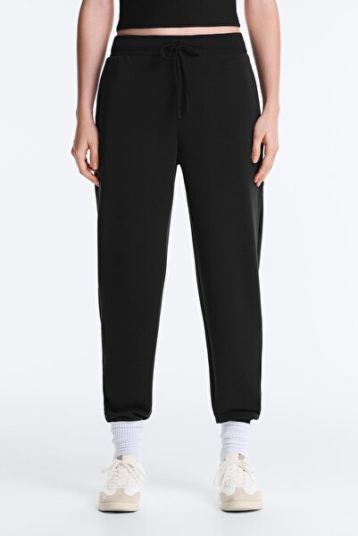 Oysho Modal rib detaylı fit pantolon