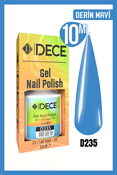 d dece Kalıcı Oje Uv Led D235 (MAVİ SERİSİ) 10ml