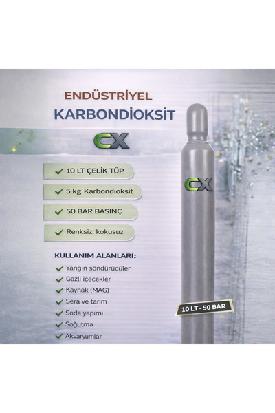 Genel Markalar Karbondioksit (co2) Gazı 10 Lt