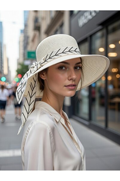 Deeplively Pălărie de paie pentru femei Pălărie de plajă de vară Calitate pre...