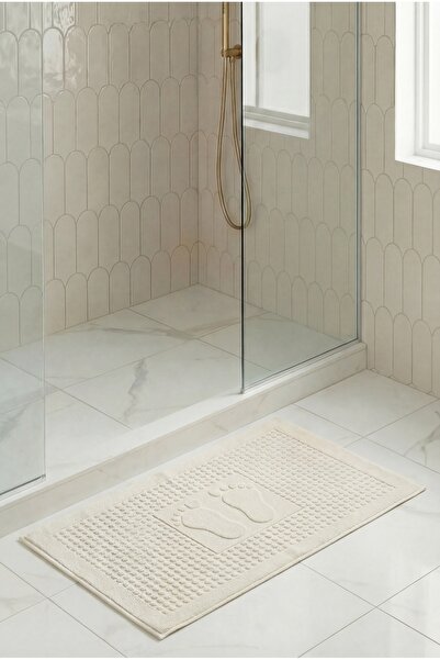 Anılsan Prosop de picioare Zivra 100% bumbac - Ecru 50x70, 245 Gr