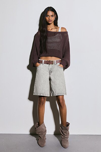 Bershka Baggy fit denim şort