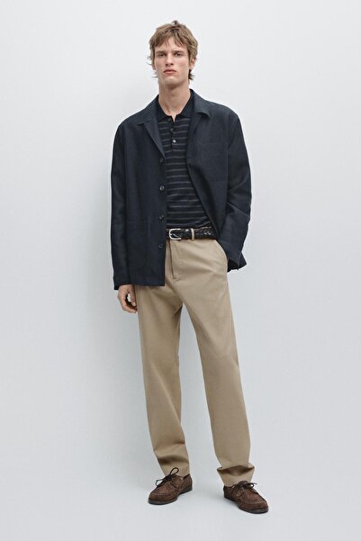 Massimo Dutti Pamuklu tapered fit pantolon
