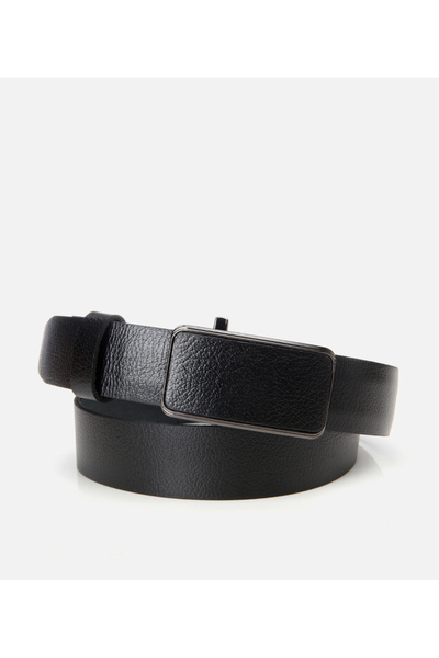 Hotiç Erkek Deri Siyah Kemer