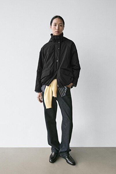 Massimo Dutti Orta bel geniş paça jean