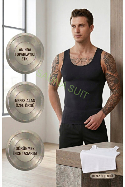 SAUNA SUIT Чорний корсет-атлет з високою талією - термоефект і стильний вигляд