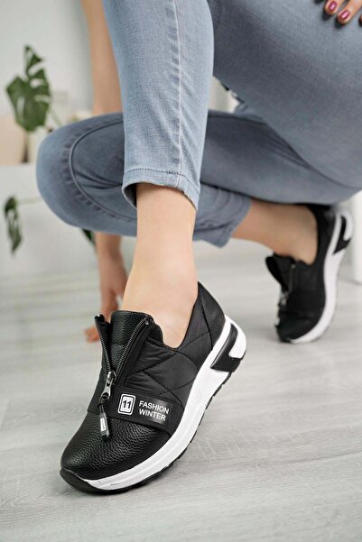 Nesil Shoes Wiss 1700 Black Anatomical Women's Shoes