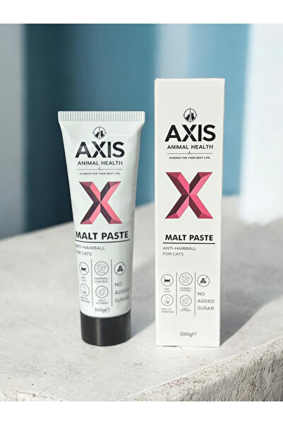 Axis Animal Health Anti-Hairball Malt Paste 100 g | Kediler için Tüy Yumağı Ö...