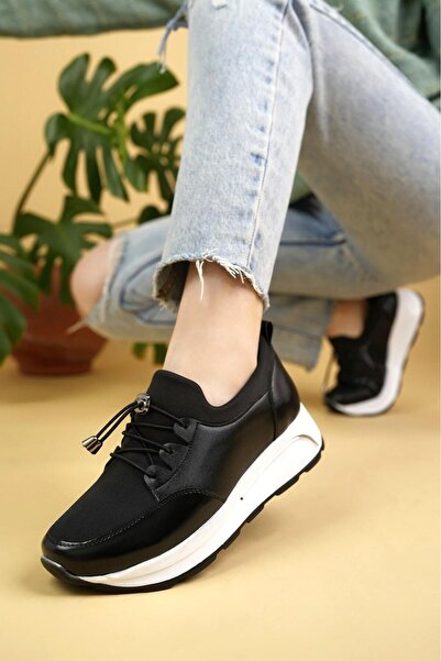 SPORT SHOES CENTER Wiss 1706 Black White Anatomical Women's Shoes