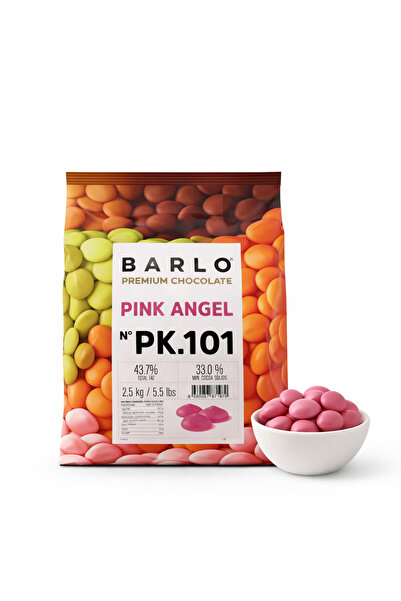 BARLO CHOCOLATE PREMİUM Frambuazlı Pul Çikolata 2,5 Kg