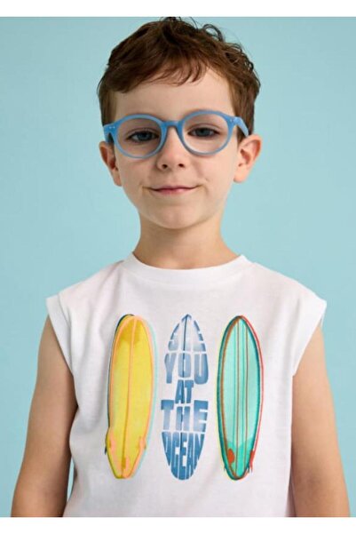 MAYORAL Boys' 3053 Graphic Sleeveless T-Shirt Gkm0119