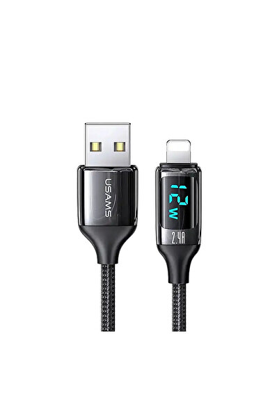 AT Performance Cablu de încărcare și transfer de date USB USAMS cu afișaj dig...