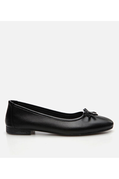 Hotiç Schwarze Ballerinas aus Leder für Damen