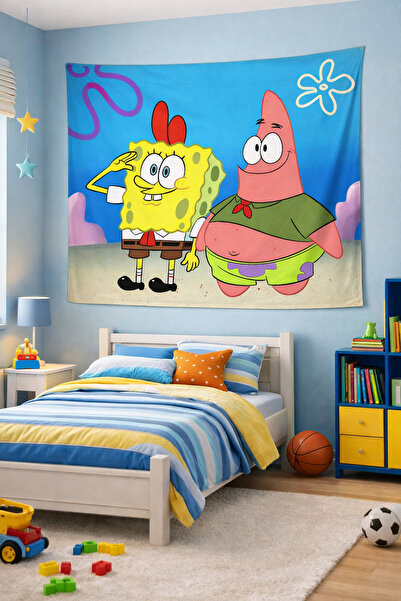 Vendini Kaliteli Kumaş , Canlı Renkler Duvar Örtüsü Duvar Halısı Wall Tapestry