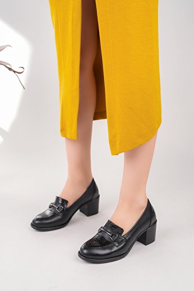 Castle Black 22527 Pantofi de damă cu toc din piele naturală Garni din piele ...