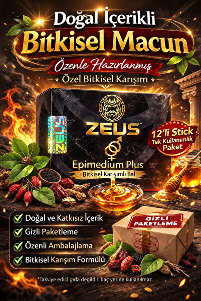 ZEUS Ultra Epimedium Ultra Bitkisel Karışımlı Bal – 12’li Stick Paket