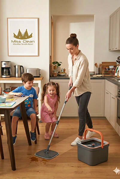 MissClean (+1 Yedek Bez Hediyeli )Temiz Su Ile Kirli Suyu Ayıran Otomatik Tem...