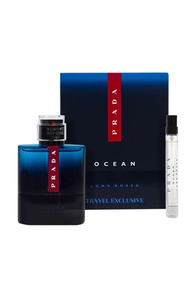 Prada Set Luna Rossa Ocean, Apa de Toaleta, Barbati, 100 ml + 10 ml