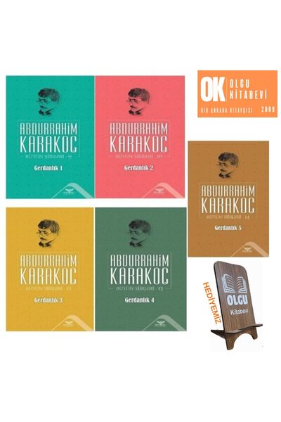 Altınordu Yayınları Abdurrahim Karakoç / Gerdanlık 1 - 2 - 3 - 4 - 5 / 5 Kita...
