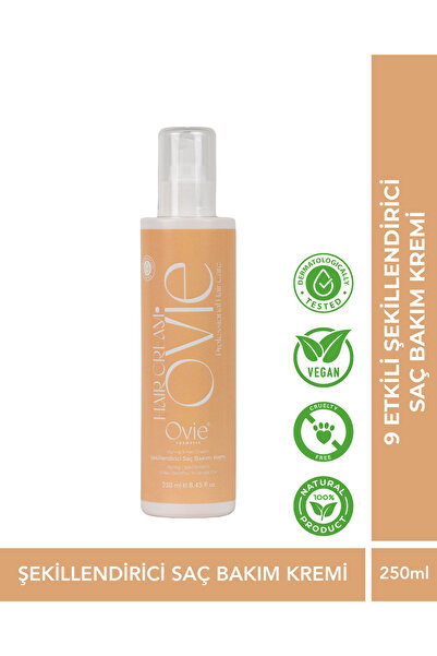 Ovie 9 Etkili Şekillendirici Saç Kremi 250 ml – Styling Hair Cream Nemlendiri...