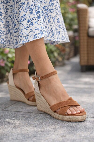 POTEEN Edo Women's Rope Wrapped Y Soft-Textured Real Suede D Leather Comforta...