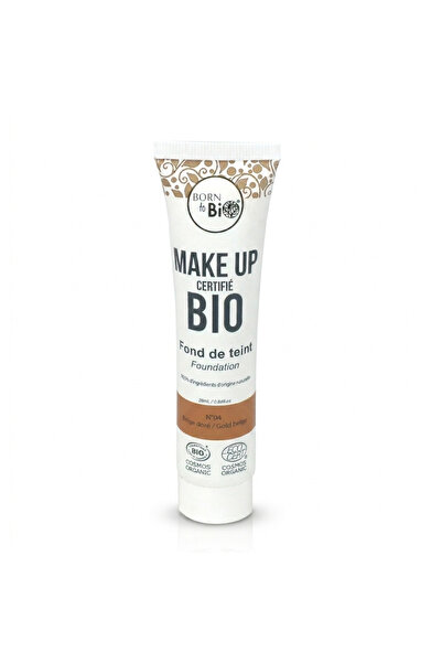 Born to Bio Fond de Teint Bio – 4 teintes naturelles - N°4 FOND BEIGE DORÉ