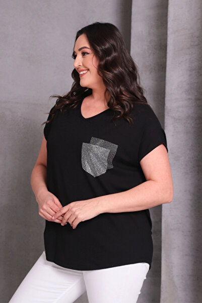 aytemas بلوزة مطبوعة بحجر الجيب