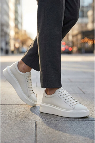 Lufian Pánské tenisky černobílé každodenní Tommy Gage white