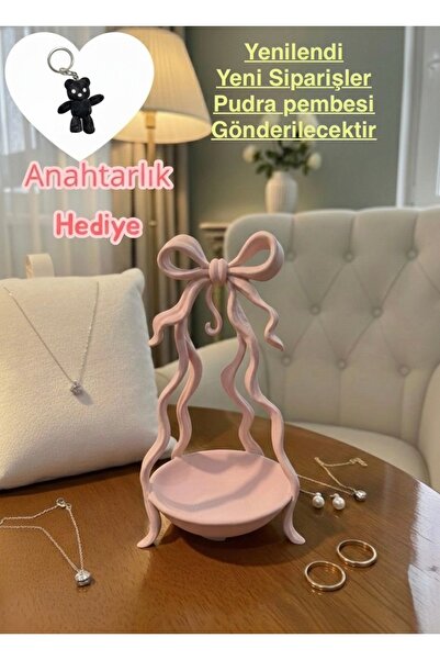 hediyesepetinde 🎀 Kurdele Tasarımlı Takı Standı | Zarif Dekor & Takı Düzenle...