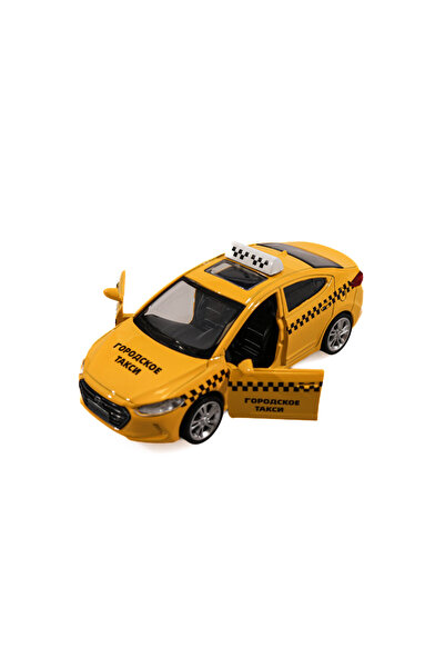 MSZ Mașină model galbenă ELANTRA-Taxi 1:40