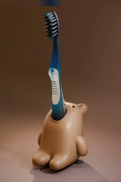 Genç 3D Βάση οδοντόβουρτσας Teddy Bear |   Χρήση σε επιτραπέζιες συσκευές και...