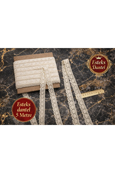 Esteks Dantel ve Tekstil Aksesuarları Памук Копанакі Дентл 5 метрів